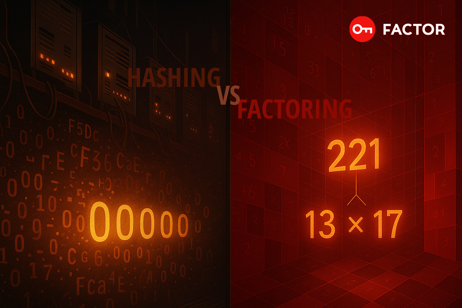 Factor Doesn’t Hash, It Factors